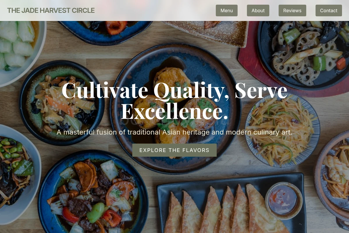 Crisp Asian Fusion Food