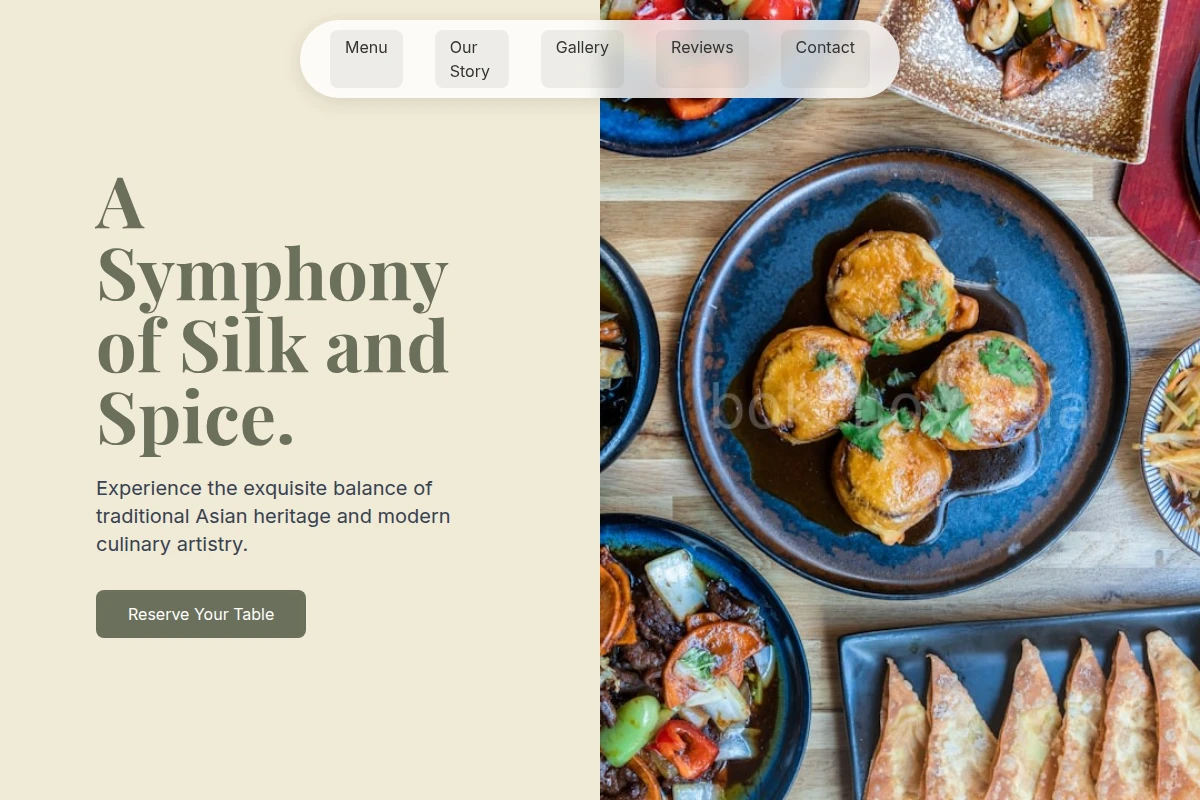 Silk Asian Fusion Food