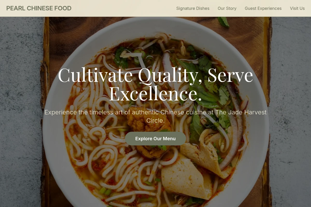 Pearl Chinese Food