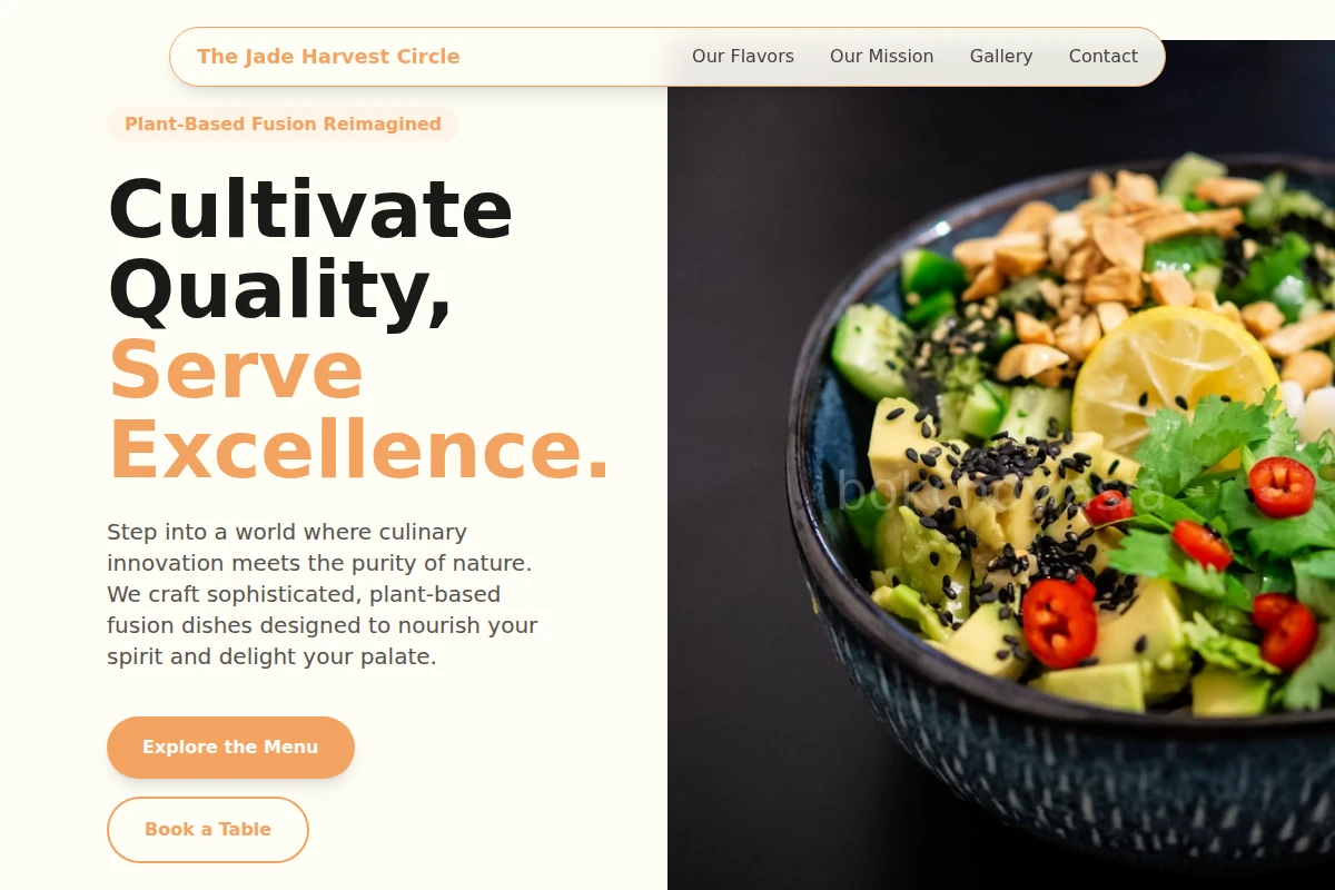Fusion Vegan Food