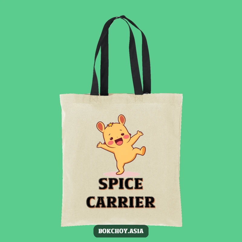 Funny Ginger Cartwheel Tote Bag - Carry Your Energy with this Root Veggie